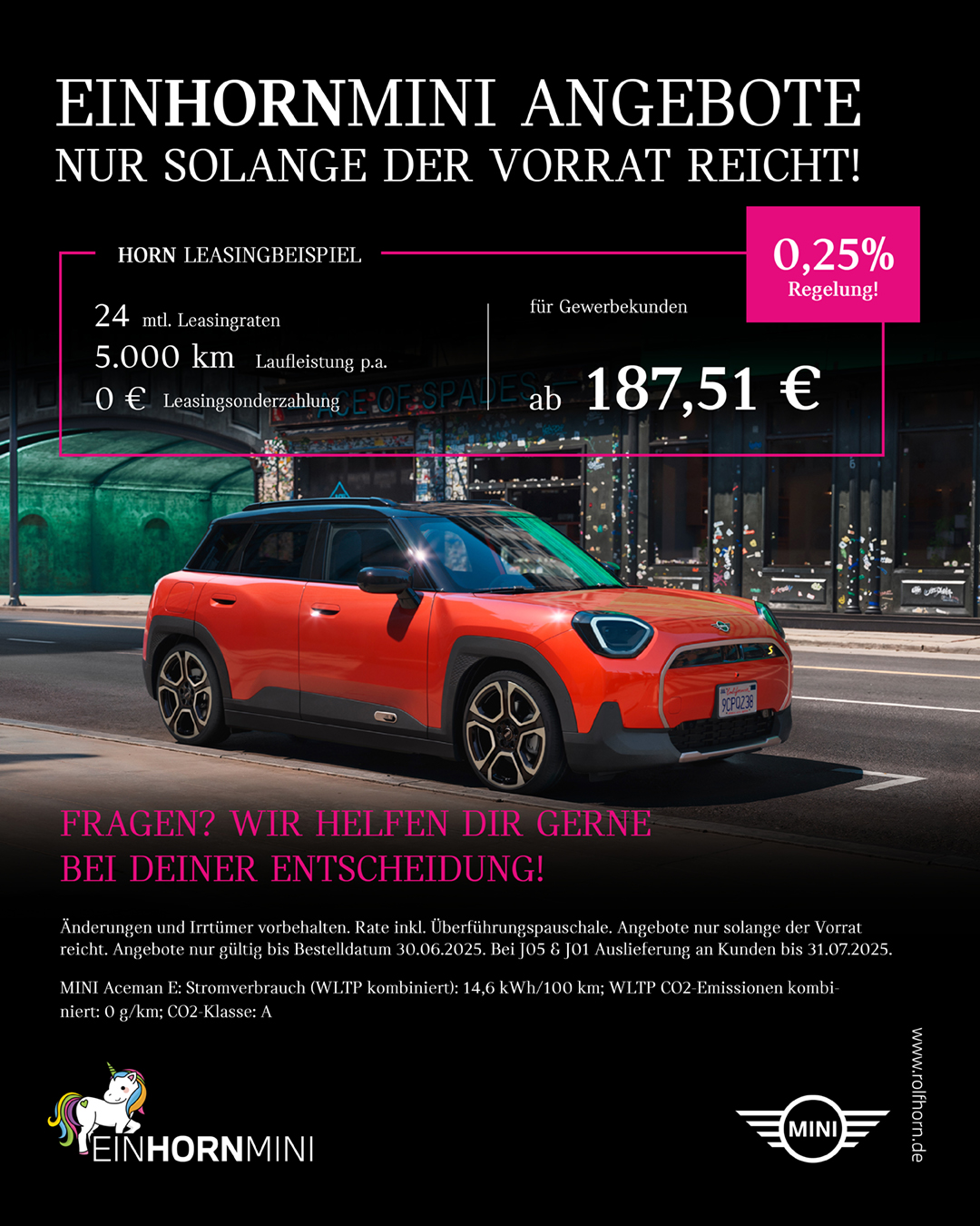 MINI Aceman E - Gewerbekunden