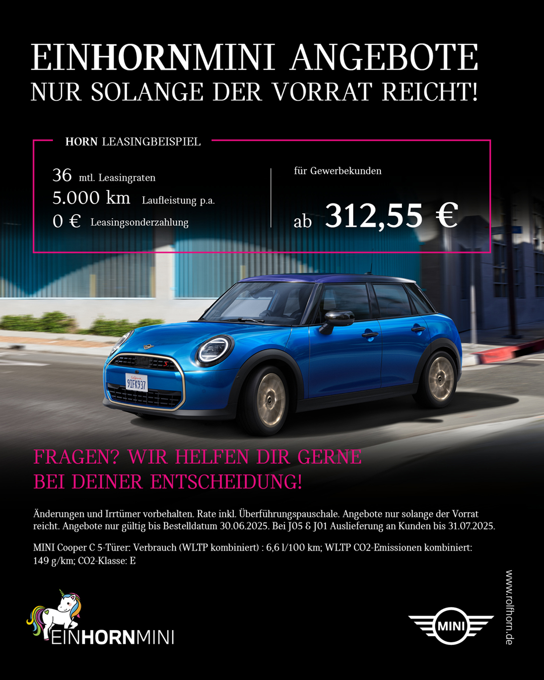 MINI Cooper C 5-Türer - Gewerbekunden