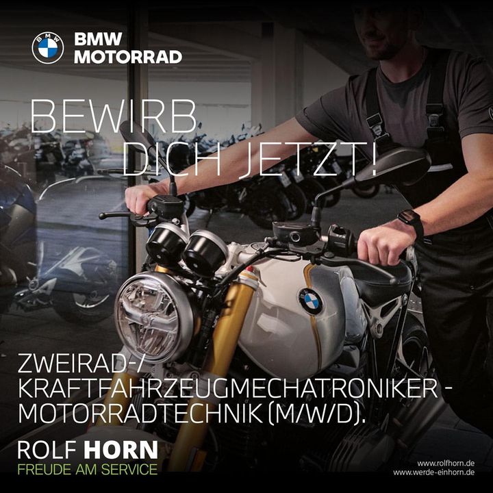🚀 Starte deine Karriere in der ROLF 𝗛𝗢𝗥𝗡 Motorradwelt! 🏍
Bist du bereit, 